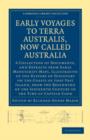 Image for Early Voyages to Terra Australis, Now Called Australia