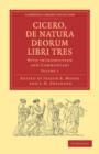 Image for Cicero, De Natura Deorum Libri Tres 3 Volume Paperback Set : With Introduction and Commentary