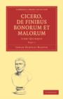 Image for Cicero, De Finibus Bonorum Et Malorum : Libri Quinque