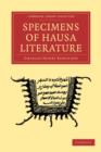 Image for Specimens of Hausa Literature