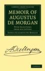 Image for Memoir of Augustus De Morgan : With Selections from His Letters
