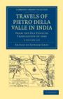 Image for Travels of Pietro della Valle in India 2 Volume Paperback Set