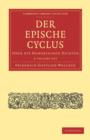 Image for Der Epische Cyclus 2 Volume Set : Oder die Homerischen Dichter