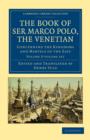 Image for The Book of Ser Marco Polo, the Venetian 2 Volume Set