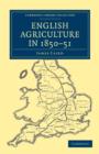 Image for English Agriculture in 1850-51