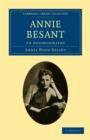 Image for Annie Besant  : an autobiography