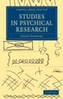 Image for Studies in Psychical Research