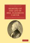 Image for Memoirs of the Life of Mrs Elizabeth Carter : With a New Edition of her Poems, Some of Which Have Never Appeared Before