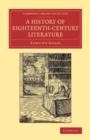 Image for A History of Eighteenth-Century Literature (1660–1780)