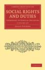 Image for Social Rights and Duties 2 Volume Set
