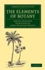 Image for The Elements of Botany