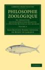 Image for Philosophie zoologique : Ou exposition; des considerations relative a l&#39;histoire naturelle des animaux
