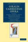 Image for Giraldi Cambrensis opera