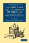 Image for Ancient Laws and Institutes of England 2 Volume Set