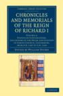 Image for Chronicles and Memorials of the Reign of Richard I