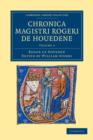 Image for Chronica magistri Rogeri de Houedene: Volume 4