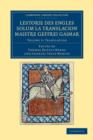 Image for Lestorie des Engles solum la translacion Maistre Geoffrei Gaimar: Volume 2, Translation