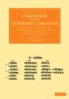 Image for A Grammar of the Sungskrit Language 2 Volume Set