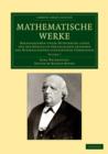 Image for Mathematische Werke: Volume 7 : Herausgegeben unter Mitwirkung einer von der koeniglich preussischen Akademie der Wissenschaften eingesetzten Commission