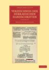 Image for Verzeichniss der Hebraischen Handschriften 2 Volume Set