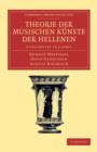 Image for Theorie der musischen Kunste der Hellenen 3 Volume Set in 4 parts