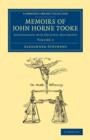 Image for Memoirs of John Horne Tooke: Volume 2