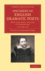Image for Specimens of English Dramatic Poets 2 Volume Set : Who Lived about the Time of Shakespeare