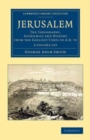 Image for Jerusalem 2 Volume Set : The Topography, Economics and History from the Earliest Times to AD 70