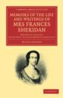 Image for Memoirs of the Life and Writings of Mrs Frances Sheridan