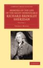 Image for Memoirs of the Life of the Right Honourable Richard Brinsley Sheridan: Volume 1