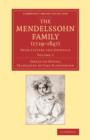 Image for The Mendelssohn Family (1729-1847): Volume 1 : From Letters and Journals