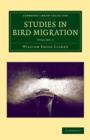 Image for Studies in bird migrationVolume 2