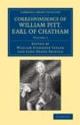 Image for Correspondence of William Pitt, Earl of Chatham: Volume 1