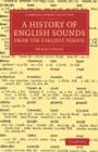Image for A History of English Sounds from the Earliest Period