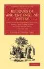 Image for Reliques of Ancient English Poetry 3 Volume Set: Volume 1
