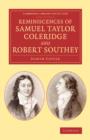 Image for Reminiscences of Samuel Taylor Coleridge and Robert Southey