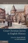 Image for Great Christian jurists in English history