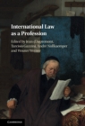 Image for International Law as a Profession