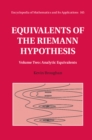Image for Equivalents of the Riemann Hypothesis: Volume 2, Analytic Equivalents