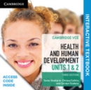 Image for Cambridge VCE Health and Human Development Units 1 and 2 Digital (Card)
