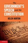 Image for Government&#39;s Speech and the Constitution