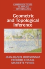 Image for Geometric and topological inference : 57