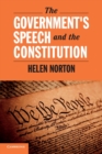 Image for The Government&#39;s Speech and the Constitution
