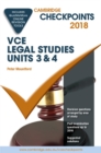 Image for Cambridge Checkpoints VCE Legal Studies Units 3 and 4 2018 and Quiz Me More