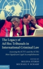 Image for The Legacy of Ad Hoc Tribunals in International Criminal Law