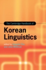 Image for The Cambridge handbook of Korean linguistics