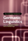 Image for The Cambridge handbook of Germanic linguistics