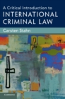 Image for A Critical Introduction to International Criminal Law