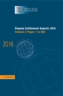 Image for Dispute Settlement Reports 2016: Volume 1, Pages 1–428