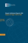 Image for Dispute settlement reports 2016Volume 3
